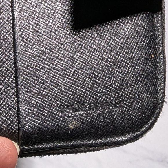 Prada Black Tessuto Nylon Zip-Around Small Classic Bi-Fold Wallet with Dust Bag - Picture 7 of 8